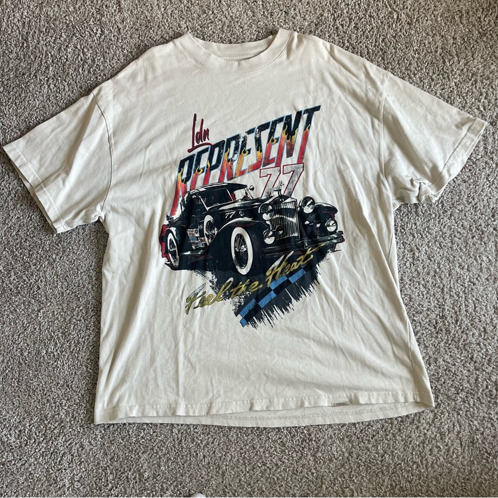 REPRESENT LDN 77 Feel The Heat Car Short Sleeve T Shirt